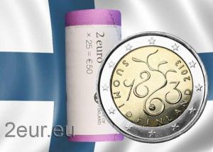 FINLAND 2 EURO 2013 - PARLIAMENT OF 1863 roll